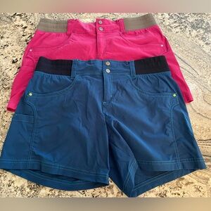 Title Nine pair of sz 14 Stylish Women's Blue and Pink Shorts